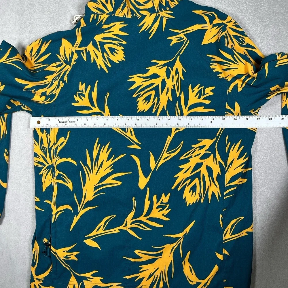 The North Face Class V Pullover Hoodie Men S Blue Coral Tropical‎ Paint Brush